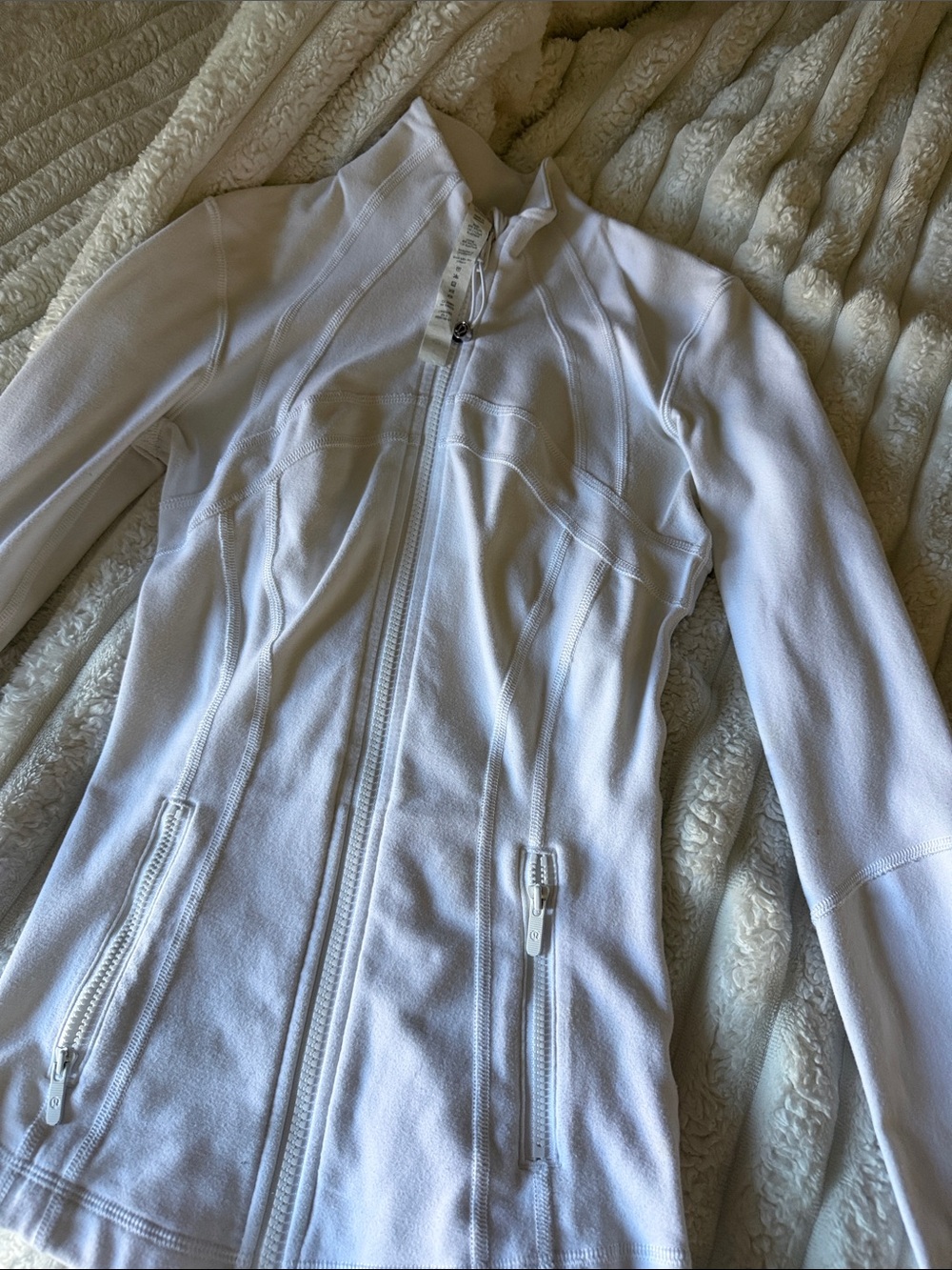 lululemon athletica White Full-Zip Utility Jacket